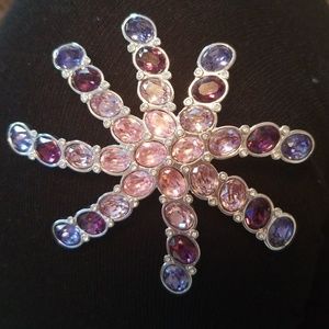 Swarovski crystal brooch